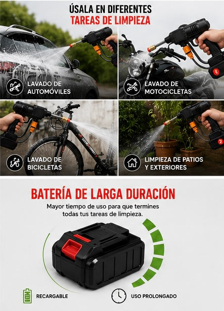 HIDROLAVADORA1 BATERIA 21v