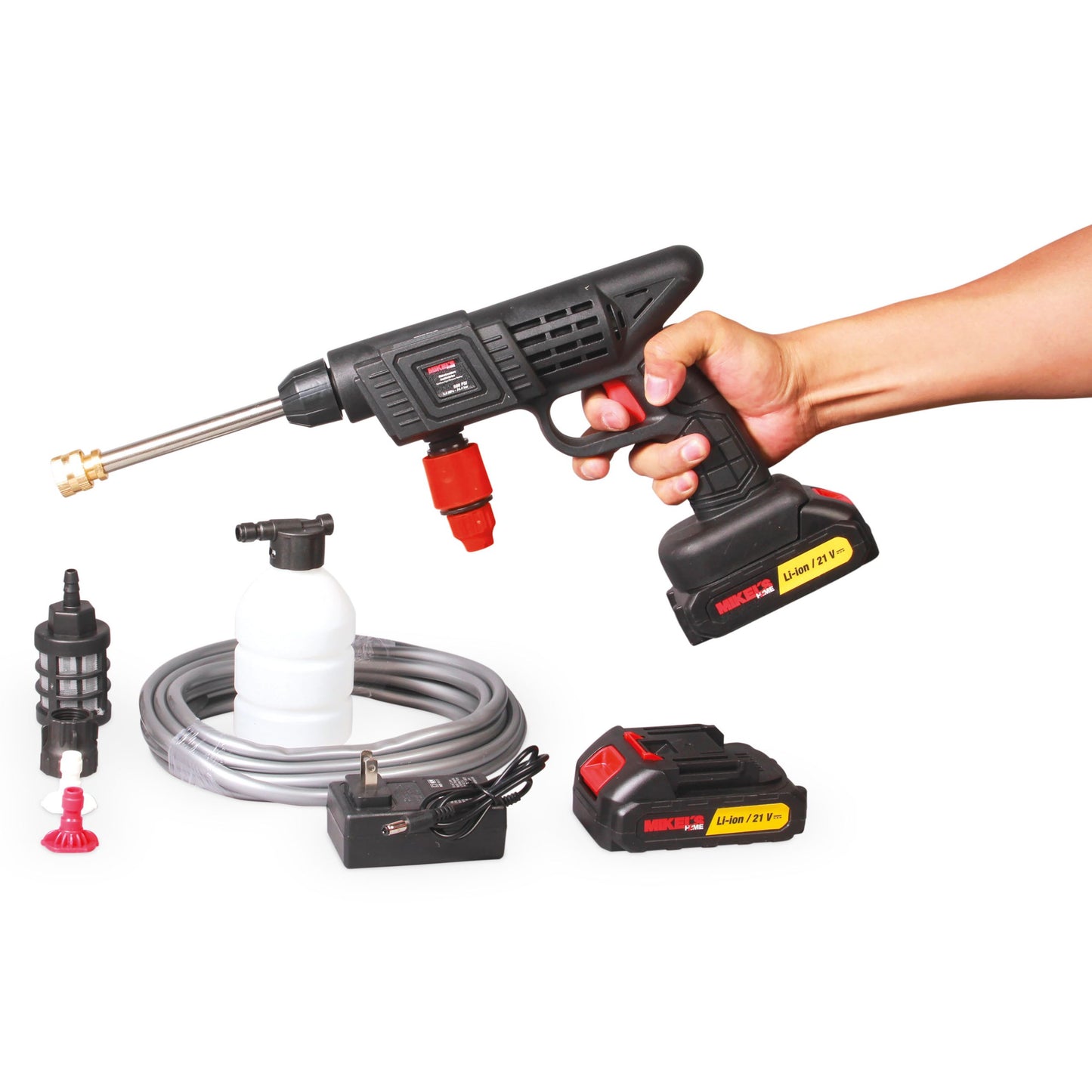 PISTOLA HIDROLAVADORA  1 BATERIA 21W